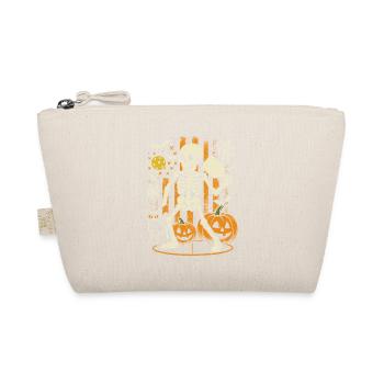Spooky Cat Sport Pumpkin American Patriotic Skelet - Bio-Täschchen - Natur - Vorne