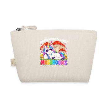 Cute Unicorn Mushroom Lovers - Bio-Täschchen - Natur - Vorne