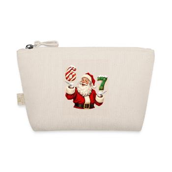 Weihnachtszauber Santa 67 - Bio-Täschchen - Natur - Vorne