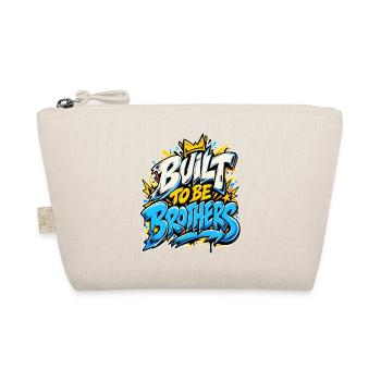 Built to Be Brothers Graffiti Bold Print - Bio-Täschchen - Natur - Vorne
