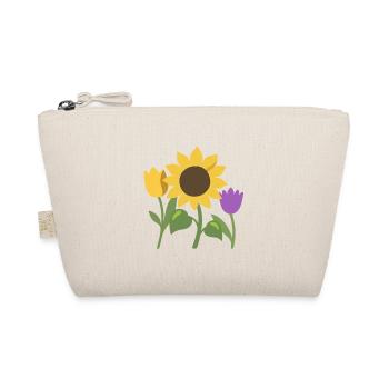 Blumen floral Pflanze Zeichnung Gartenfreunde - Bio-Täschchen - Natur - Vorne