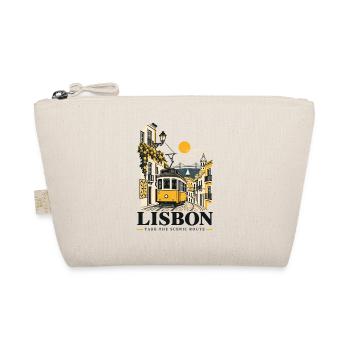 Lissabon Straßenbahn Flair - Bio-Täschchen - Natur - Vorne