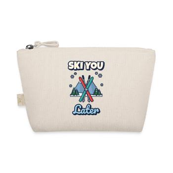 Ski-You Later. - Bio-Täschchen - Natur - Vorne