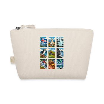 Island Briefmarken - Bio-Täschchen - Natur - Vorne