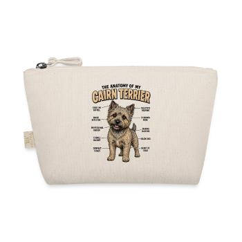 Hundebesitzer Geschenk Cairn Terrier Walk T - Bio-Täschchen - Natur - Vorne