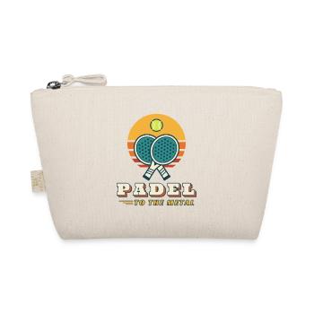 Padel zum Metall - Bio-Täschchen - Natur - Vorne