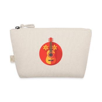 Lustige Ukulele - Bio-Täschchen - Natur - Vorne