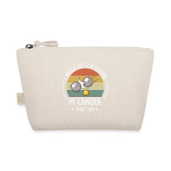 I Would But I'm Playing Petanque – Retro Boule - Bio-Täschchen - Natur - Vorne
