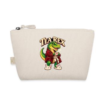 Tea Rex Kuschel-Dino im Tee-Look - Bio-Täschchen - Natur - Vorne