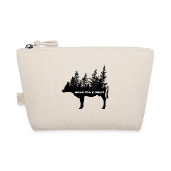 Save the Planet - Vegan Umweltschutz Kuhwald - Bio-Täschchen - Natur - Vorne