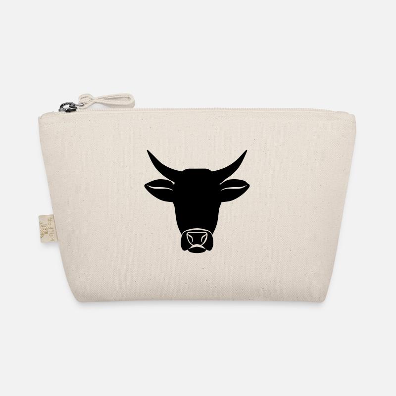 cow head symbol Organic Pouch