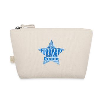 Ukraine Love Peace Gift Idea Peace - Organic Pouch - nature - Front