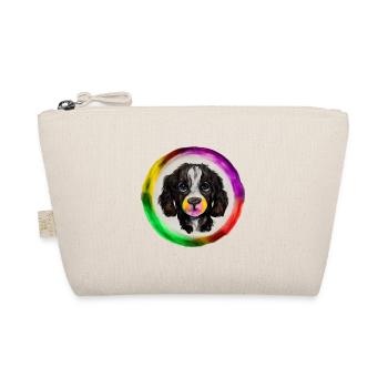 Rainbow Dog Cocker Spaniel - Organic Pouch - nature - Front