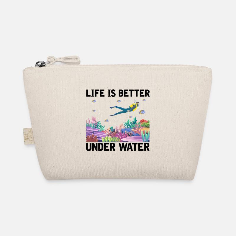 Diving Adventure Divers Sea Ocean Organic Pouch