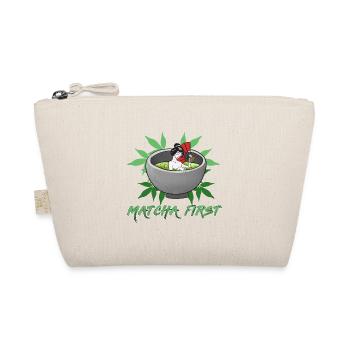 Asian Japanese Tea Matcha Tea I Gift - Organic Pouch - nature - Front
