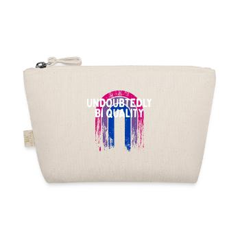 Undoubtedly Bi Quality Bisexual Sayings Bi Pride - Bio-Täschchen - Natur - Vorne