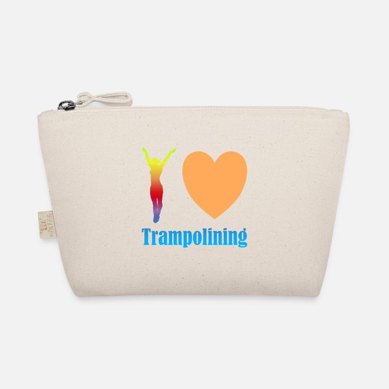 I love Trampolining Bio-Täschchen