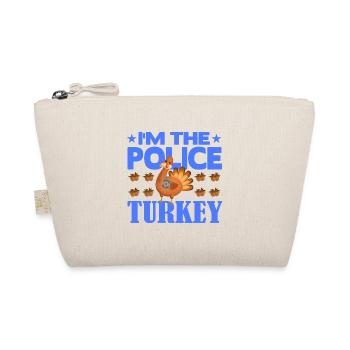I'm the Police Turkey - Bio-Täschchen - Natur - Vorne