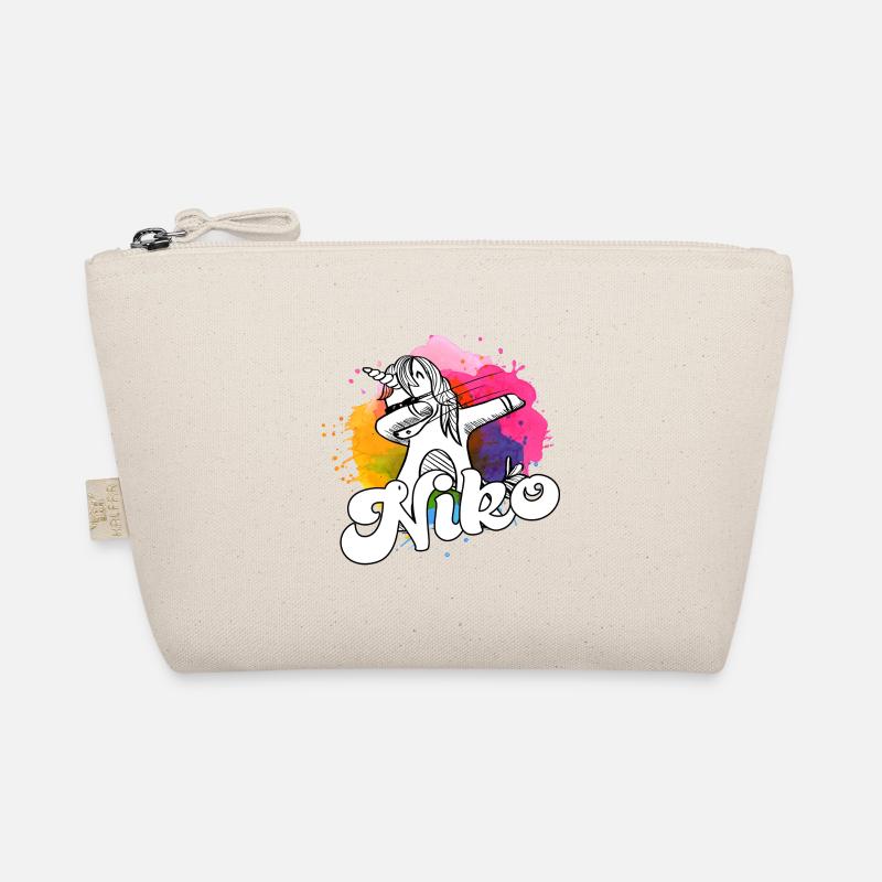 NIKO - Beau nom de garçon avec licorne cool Trousse biologique