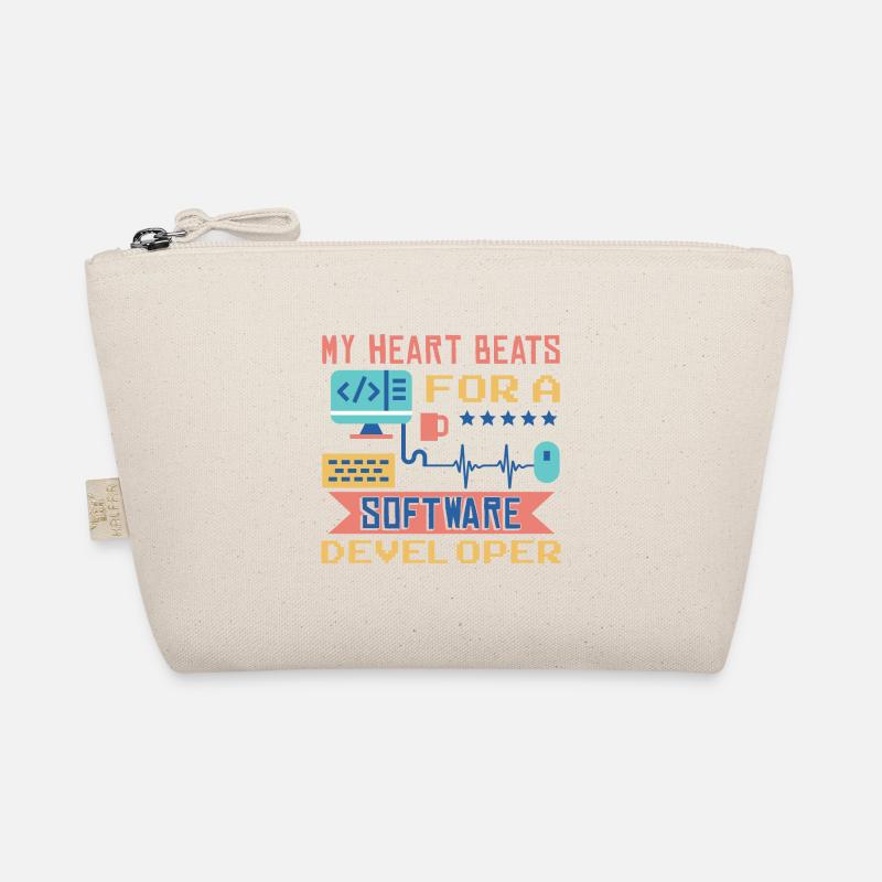 My Heart Beats For A Software Developer Organic Pouch