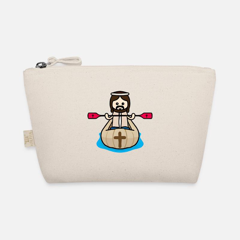 Jesus in a kayak Organic Pouch