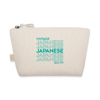 Vintage japanischer Sci Fi Anime Slap - Bio-Täschchen - Natur - Vorne