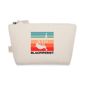 Scotsman Quote for Bagpipe Musician and Bagpipes - Organic Pouch - nature - Front