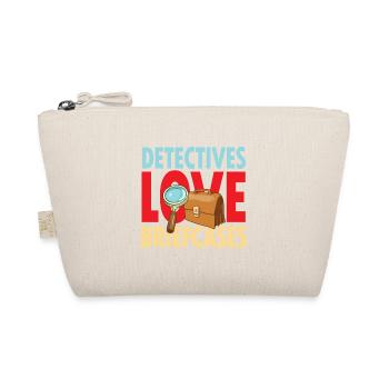 Detectives Love Briefcases - Bio-Täschchen - Natur - Vorne