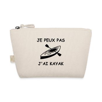 J'peux pas j'ai kayak - Trousse biologique - nature - Devant