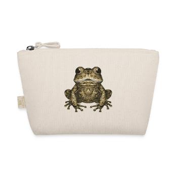 Frosch Portrait - Bio-Täschchen - Natur - Vorne