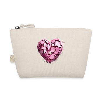 Valentinstag Herz Liebe Liebesbeweis Gefühle - Bio-Täschchen - Natur - Vorne