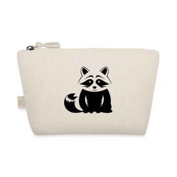 Raccoon - Organic Pouch - nature - Front