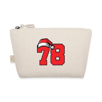 78 Number Christmas - Organic Pouch - nature - Front