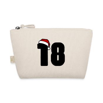 18 Number Christmas - Organic Pouch - nature - Front