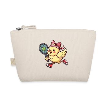 Chicken & Chick Tennis - Conception de bande dessinée drôle pour - Trousse biologique - nature - Devant