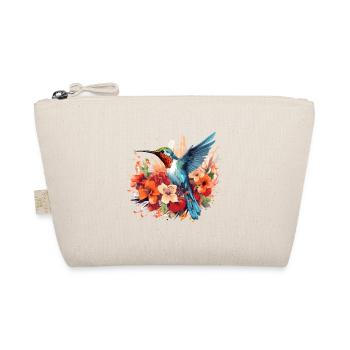 Bunter Kolibri Vogel für Ornithologe - Bio-Täschchen - Natur - Vorne