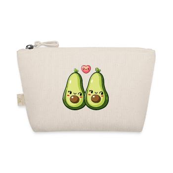 Avokado Couple Love Heart Valentine's Day - Organic Pouch - nature - Front