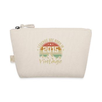 2015 Vintage 2015 Retro 2015 Anniversary Gift - Organic Pouch - nature - Front