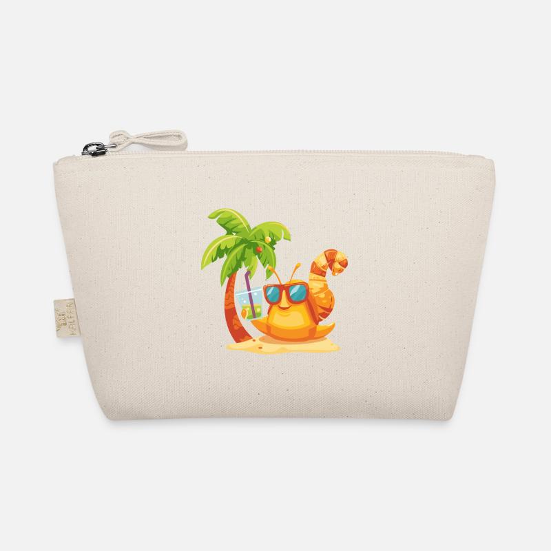 Snail Summer Beach Vacation Organic Pouch