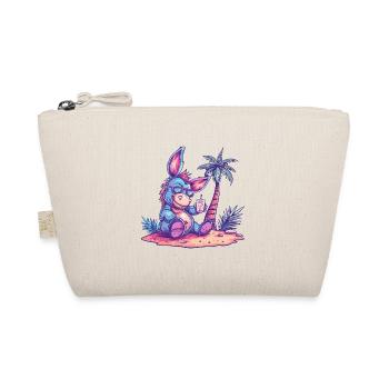 Donkey Summer Beach Vacation - Organic Pouch - nature - Front