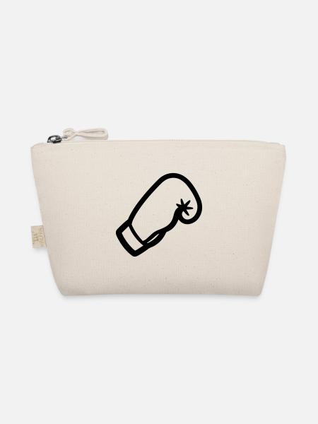 Boxhandschuh - Bio-Täschchen - Natur - Vorne