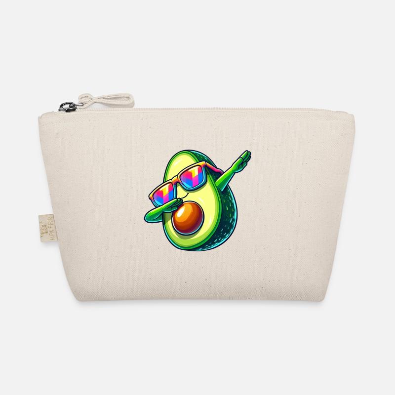 Coole Avocado Dab Sonnenbrille Regenbogen Bio-Täschchen