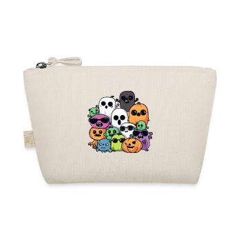 Halloween Party Figures Cool - Organic Pouch - nature - Front
