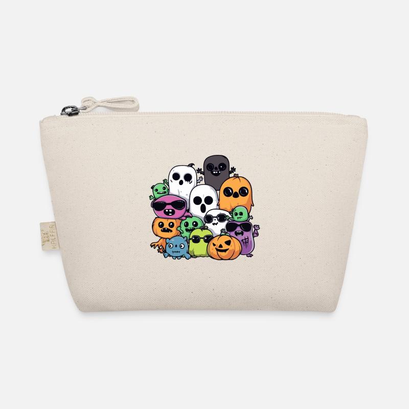 Halloween Party Figures Cool Organic Pouch