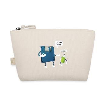 Father _ Son Disque Floppy ... Programmeur & Nerd - Trousse biologique - nature - Devant