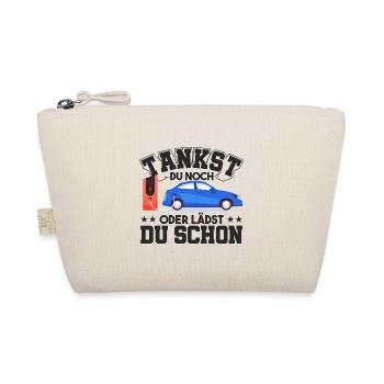 E-Auto Elektroauto - Bio-Täschchen - Natur - Vorne