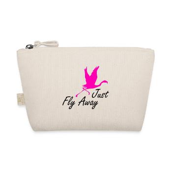 Flamingos Flamingo - Bio-Täschchen - Natur - Vorne