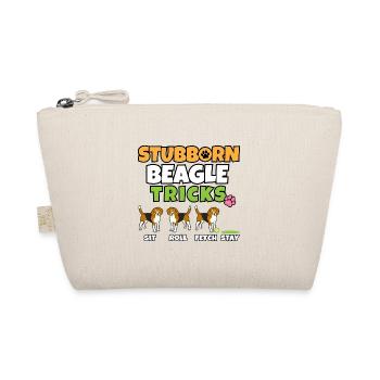 Stubborn Beagle Tricks I Dog Lover I Beagle - Bio-Täschchen - Natur - Vorne