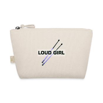 Loud Girl Drummer Percussion Interdiction musicale - Trousse biologique - nature - Devant