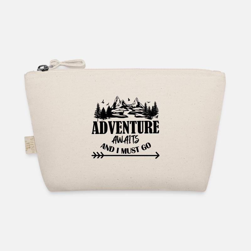 Adventure awaits and i must go - Bio-Täschchen - Natur